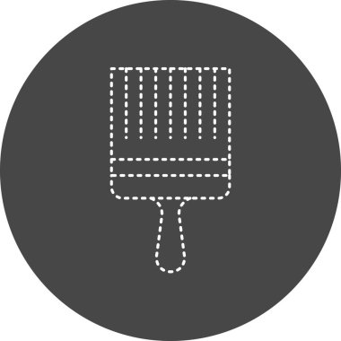 Boya Fırçası Modern ikon vektör çizimi
