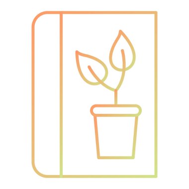 bitki simgesi vektör illüstrasyonu