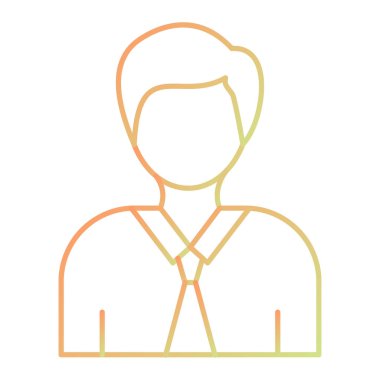 avatar. Web simgesi basit illüstrasyon