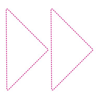 Ok simgesi. Web tasarım biçimi