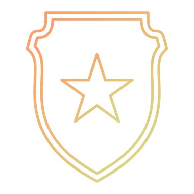 kalkan ikon vektör illüstrasyonu