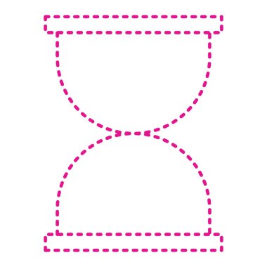 kum saati ikonu vektör illüstrasyonu