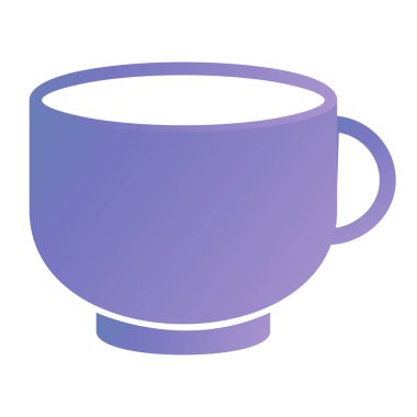 Beyaz arka planda izole edilmiş bir fincan kahve.