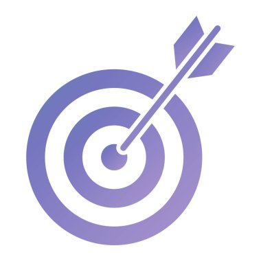 hedef simge vektör illüstrasyonu