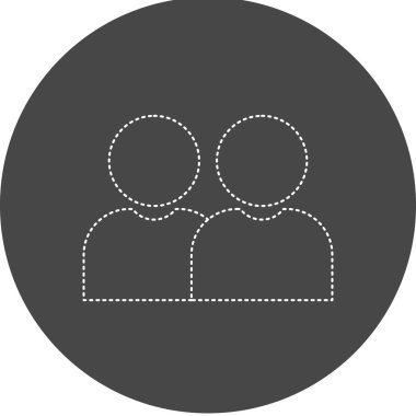 İnsan simgesinin vektör illüstrasyonu