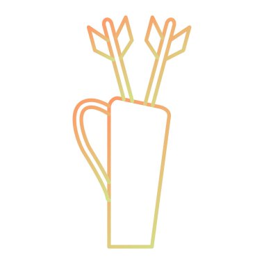 line drawing cartoon of a green plant