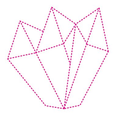 diamond shape icon. vector illustration