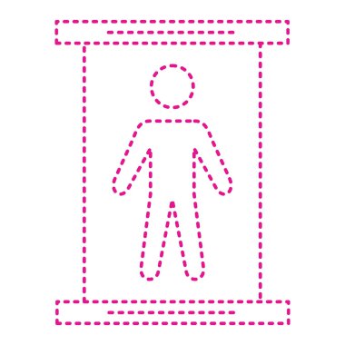 vector illustration of thin modern icon isolated on background