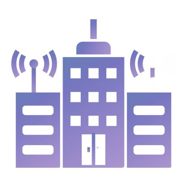 Otelde. Web simgesi basit illüstrasyon