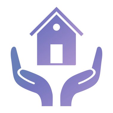 Ev. Web simgesi basit illüstrasyon