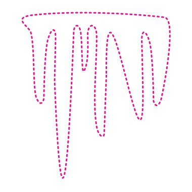 Bir neon işaretinin vektör illüstrasyonu