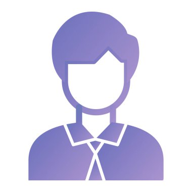 avatar. Web simgesi basit illüstrasyon