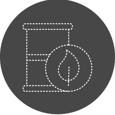Eco Barrel icon, vector illustration simple design