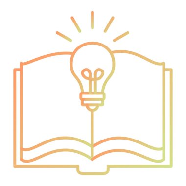 Modern eğitim ikonunun vektör illüstrasyonu