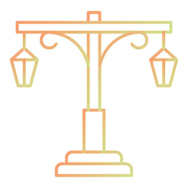 Fener. Web simgesi basit illüstrasyon