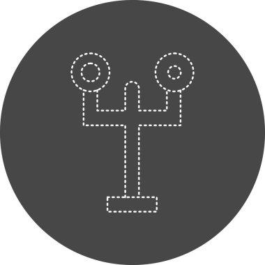 Modern b 'nin vektör illüstrasyonu eksik simgesi