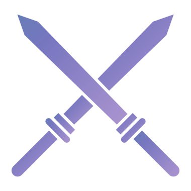 Kılıç. Web simgesi basit illüstrasyon