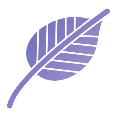 Yaprak ikonu vektör illüstrasyonu