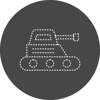 Toy Tank. web icon simple design