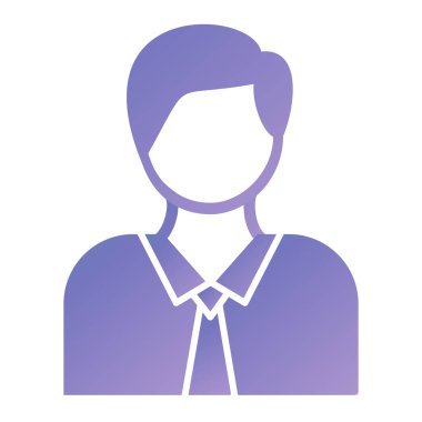 avatar. Web simgesi basit illüstrasyon