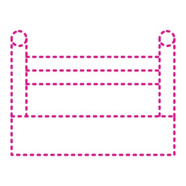 boxing ring icon vector