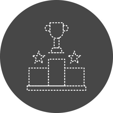 Kazanan Kupası kutsal kişilerin resmi, vektör çizim