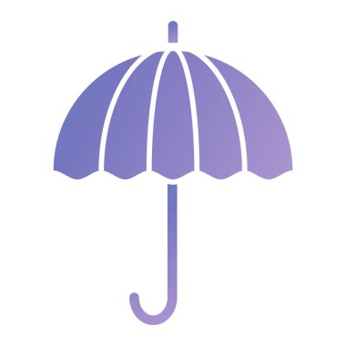 Şemsiye ikonu. vektör illüstrasyonu