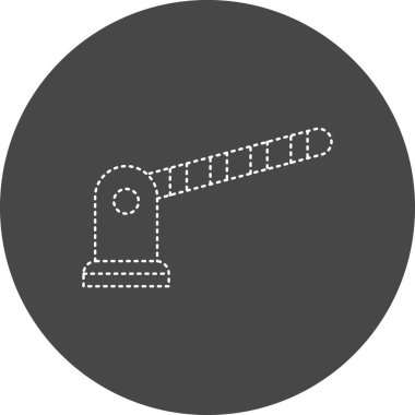 bariyer simgesi vektör illüstrasyonu