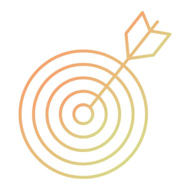 hedef simge vektör illüstrasyonu