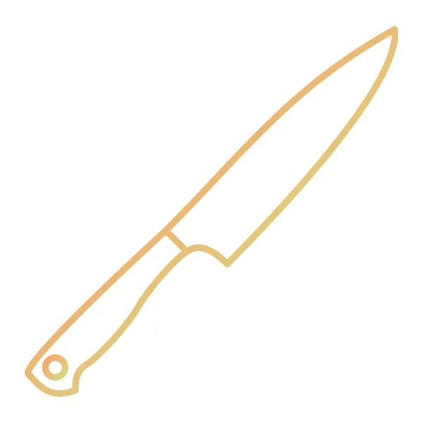 Icono Del Cuchillo Ilustración Vectorial — Vector de stock