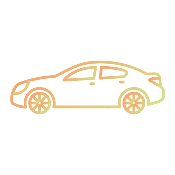 Icono Coche Vector Ilustración — Vector de stock