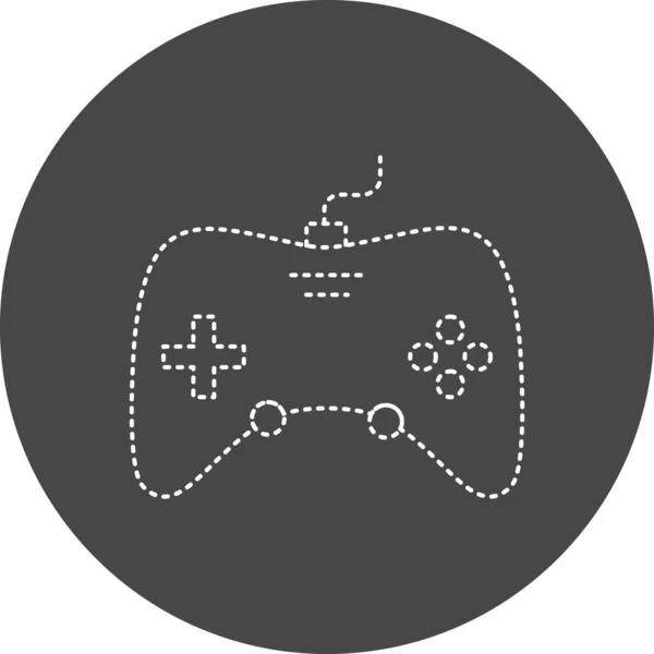 Vector Illustration Game Pad Icon — Stok Vektör