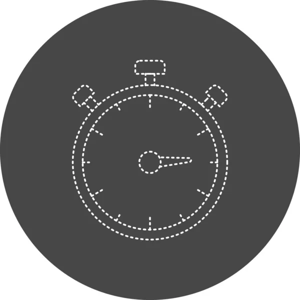 Kronometre Simge Vektör Çizim — Stok Vektör