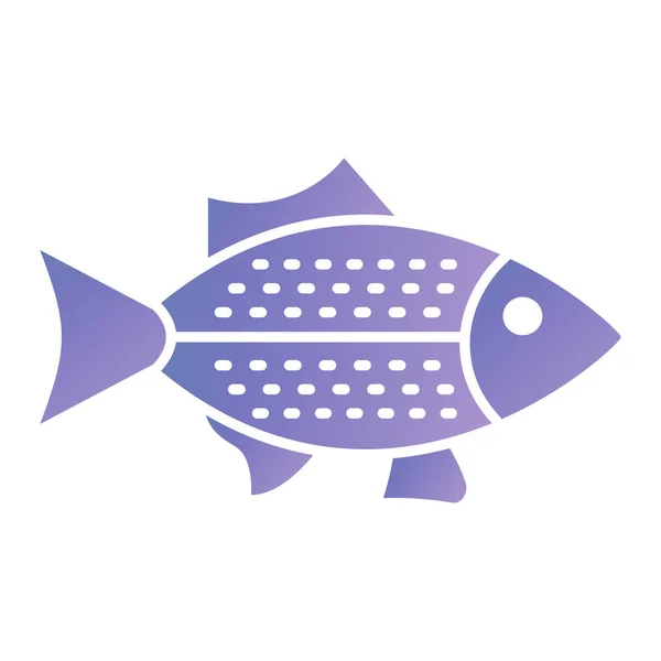 Fisch Symbol Vektor Illustration — Stockvektor