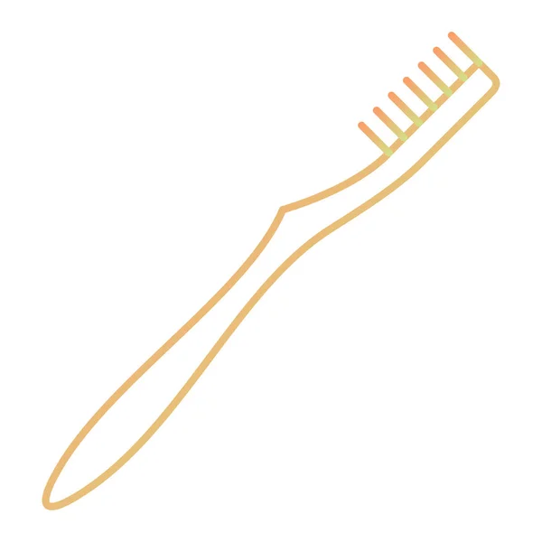 Diş Fırçası Ikonu Web Tasarımı Için Diş Fırçası Vektör Simgelerinin — Stok Vektör