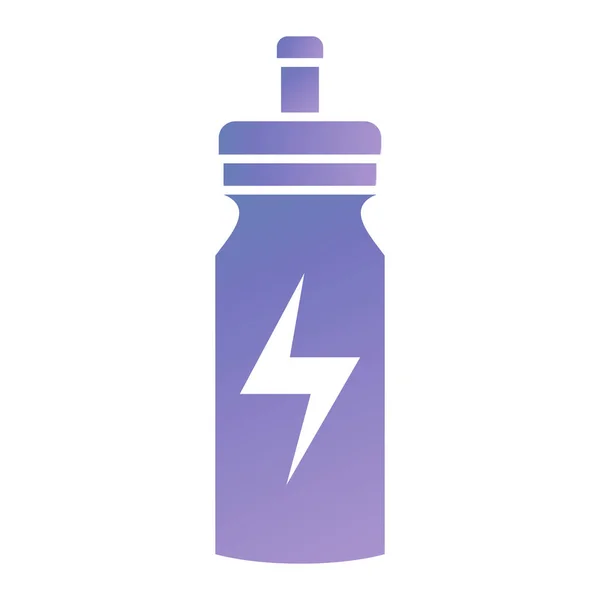 Flasche Mit Wassertropfen Isoliert Icon Vektor Illustration Design — Stockvektor