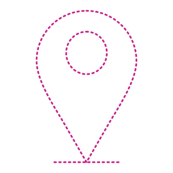 Location Web Icon Simple Illustration Map Gps — Stok Vektör