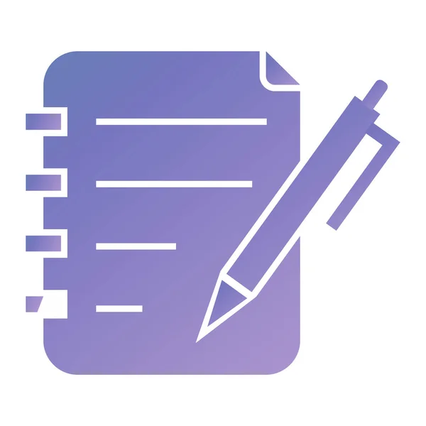 Clipboard Pen Pencil Icon — Image vectorielle