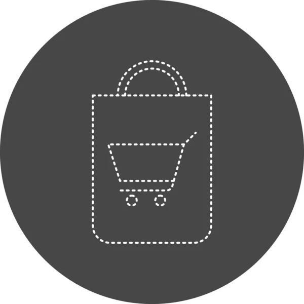 Illustration Vectorielle Icône Shopping — Image vectorielle