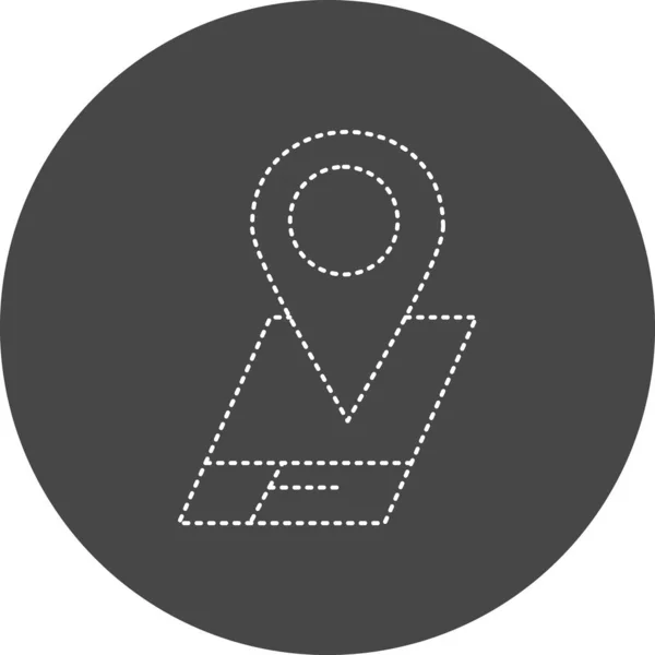 Location Pin Map Icon Vector Isolated Illustration — 图库矢量图片