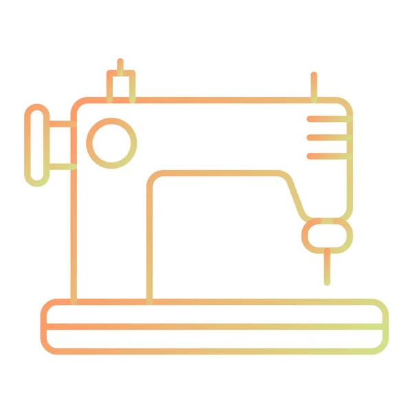 Sewing Machine Icon Outline Illustration Old Tailor Vector Icons Web — Archivo Imágenes Vectoriales