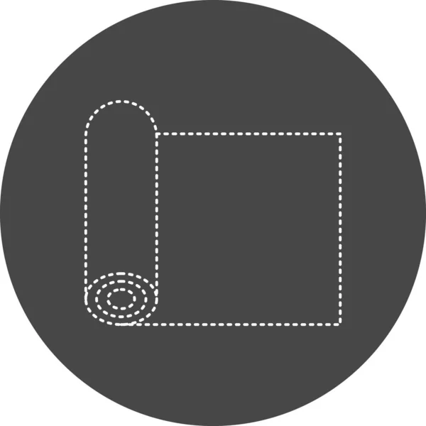 Vector Illustration Modern Mat Icon — Stockvektor