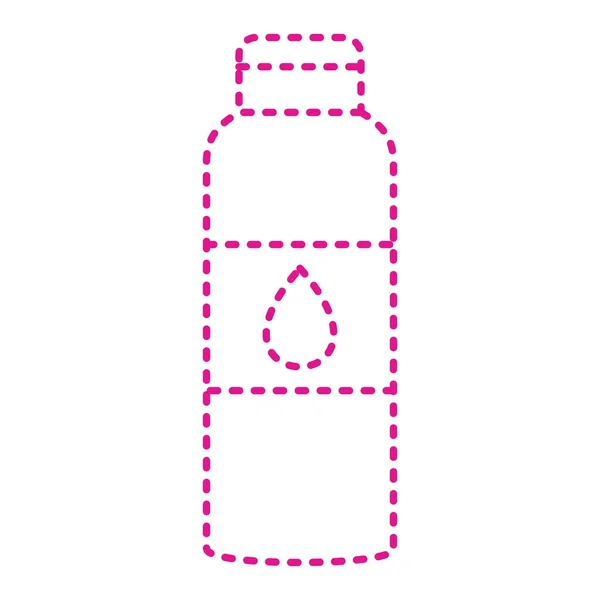 Bottle Water Drop Icon Outline Illustration Jar Salt Vector Icons — Stockvektor