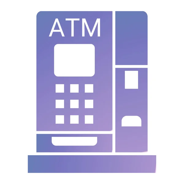 Atm Machine Icon Simple Illustration Banking Terminal Vector Icons Web — Vector de stock