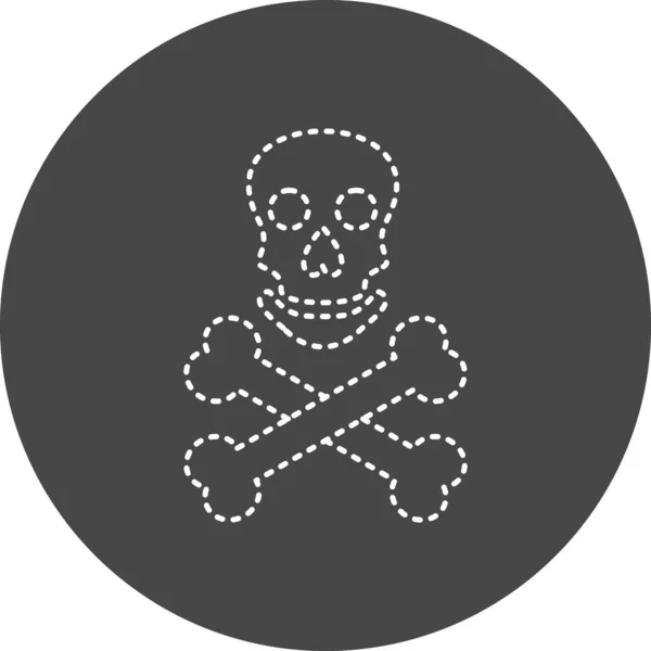 Vector Illustration Jolly Roger Icon — Image vectorielle
