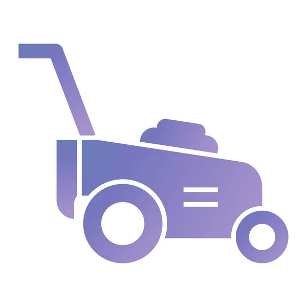 Traktor Web Ikon Egyszerű Illusztráció — Stock Vector