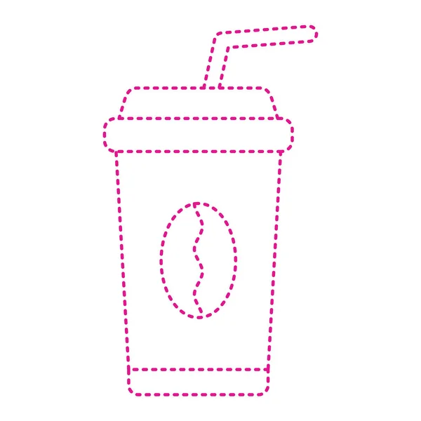 Coffee Cup Icon Outline Illustration Soda Beverage Vector Icons Web — Stockvektor