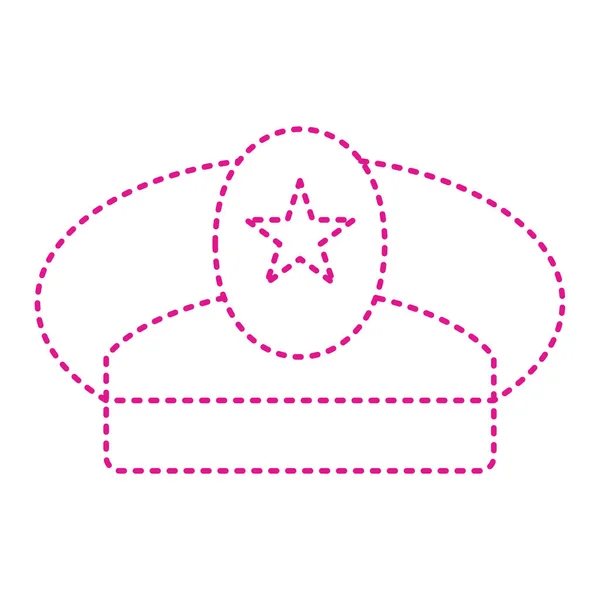 Hat Icon Star Outline Illustration Star Vector Icons Web — 스톡 벡터