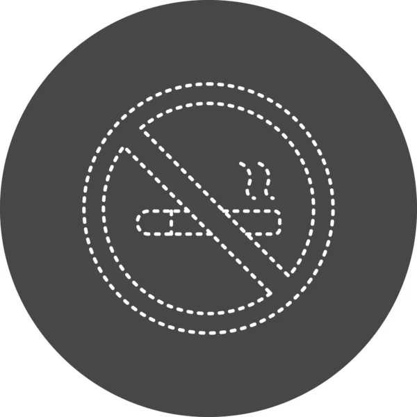 Smoking Web Icon Simple Design — стоковый вектор