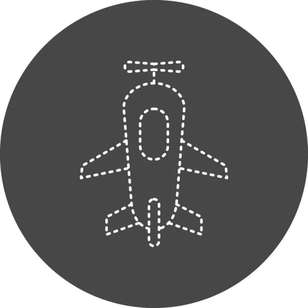 Toy Plane Web Icon Simple Design — Stok Vektör
